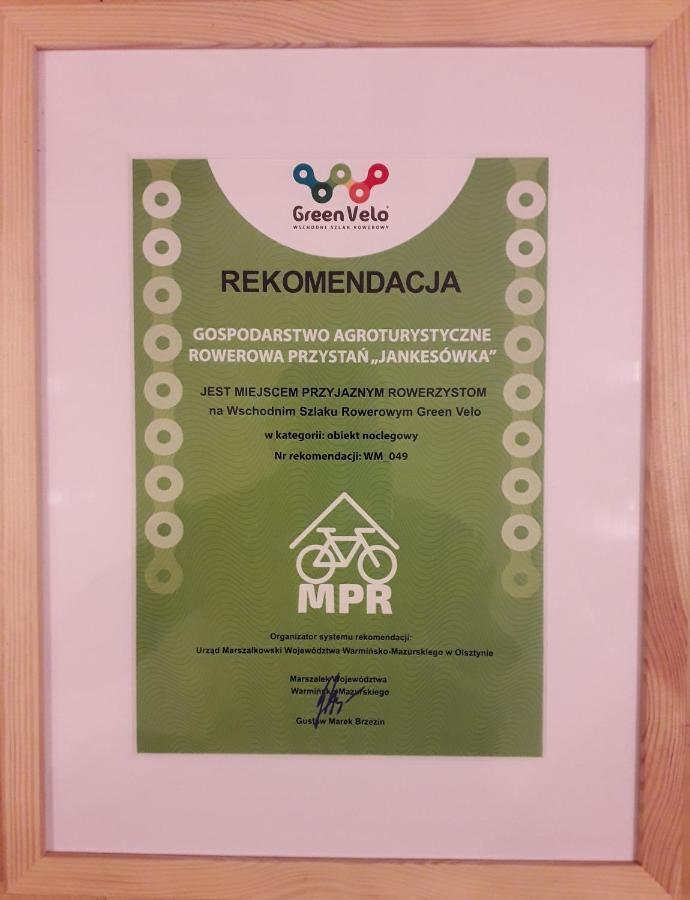 Gospodarstwo Agroturystyczne Rowerowa Przystan "Jankesowka" Lidzbark Warmiński Eksteriør billede